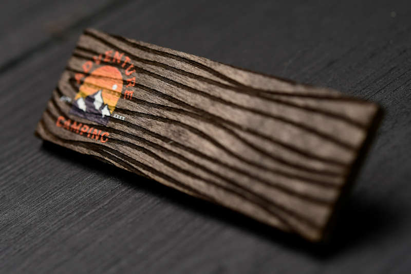 Buy Best Custom Natural Wood Pin Badges